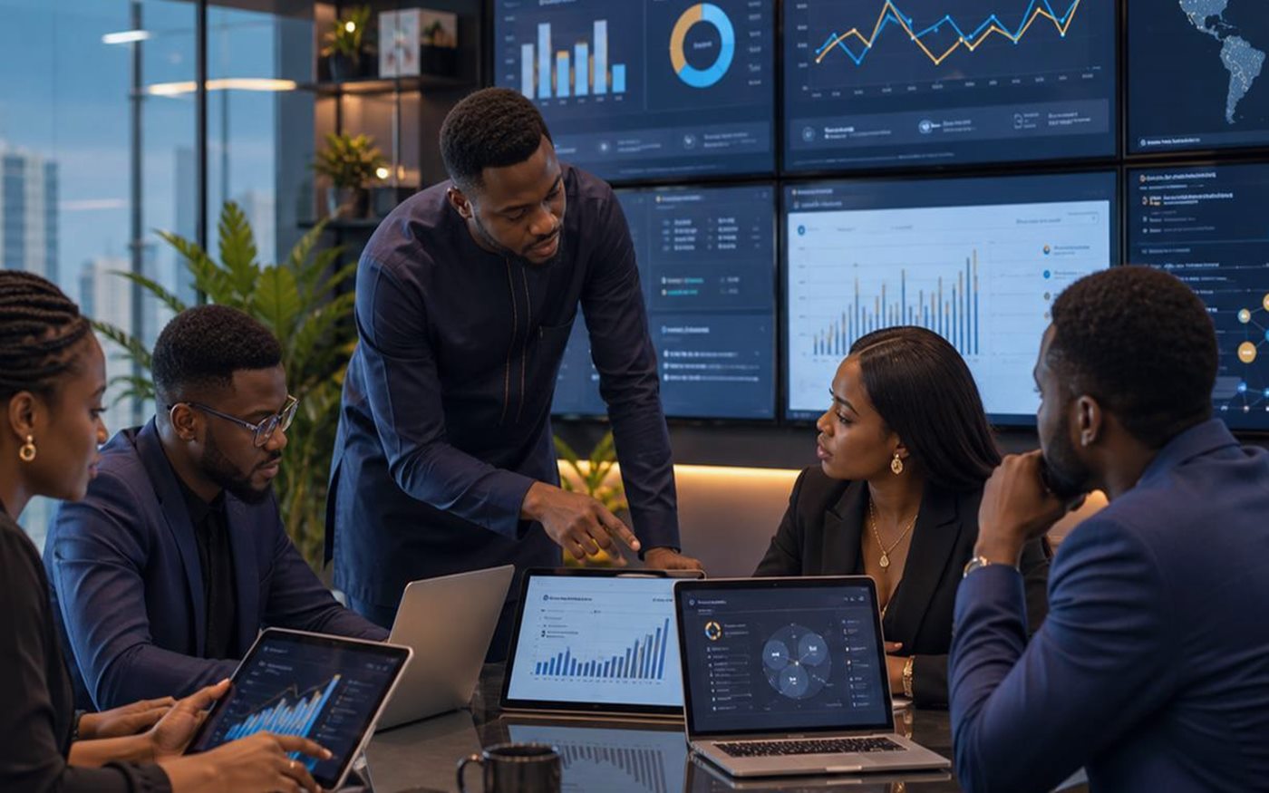 SEO expert checking website visibility, content structure, and ranking signals for a Nigerian business
