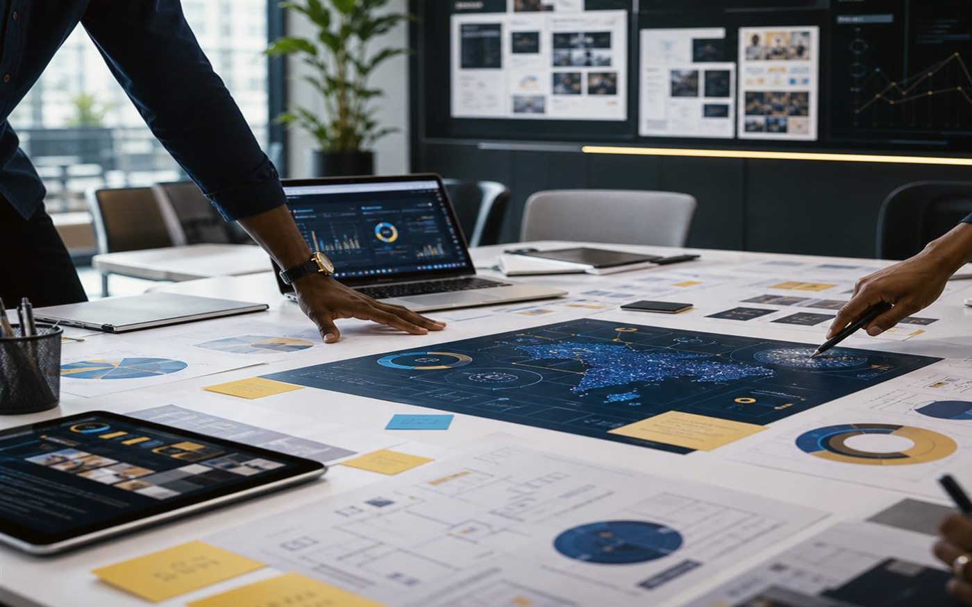 Nigerian marketing team reviewing lead routing, follow-up automation, dashboards, and campaign workflows